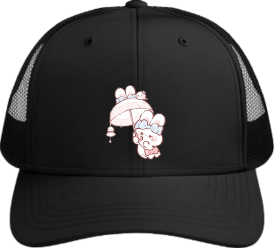 bunny Baseball cap Black 17