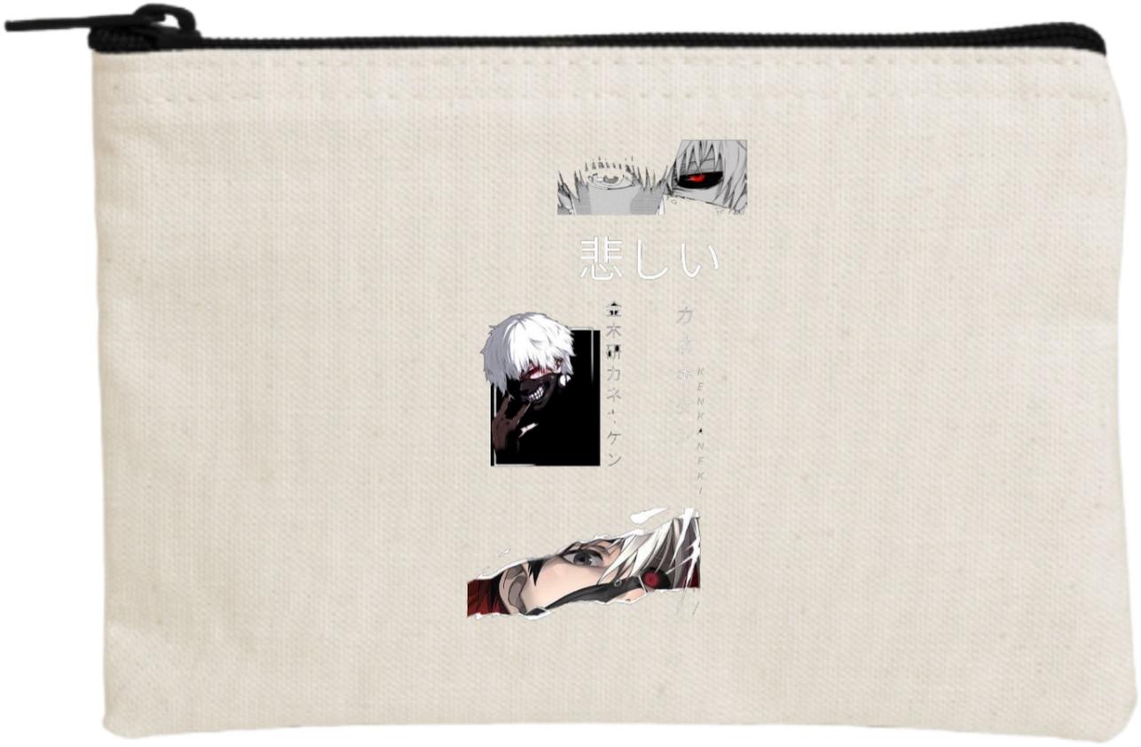 Tokyo ghoul wallet pencil case Beige 17