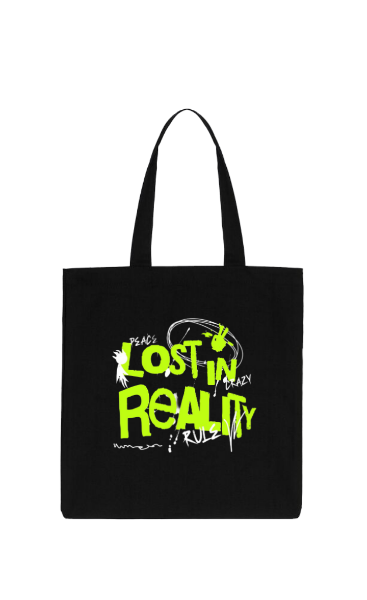 LOST IN REALITY tote bag Black 76