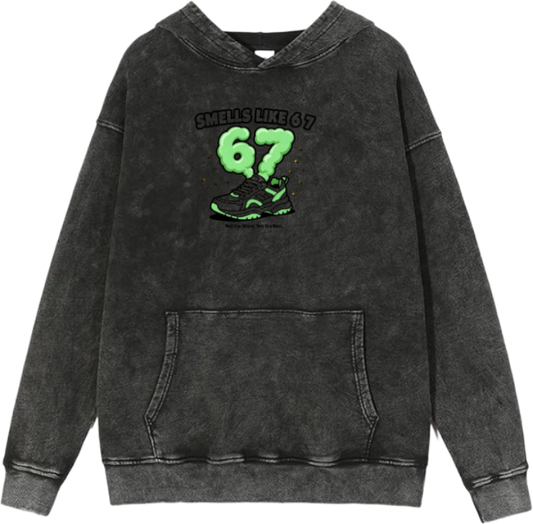 67 designs Oversize Hoodie Washed 17
