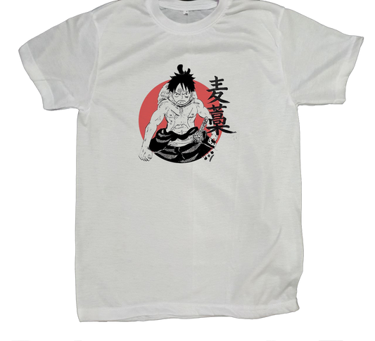one piece t- shirt fat White 17