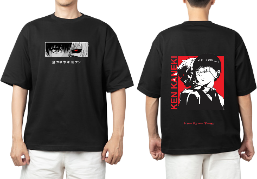 Tokyo ghoul t- shirt One Size Black Back 17