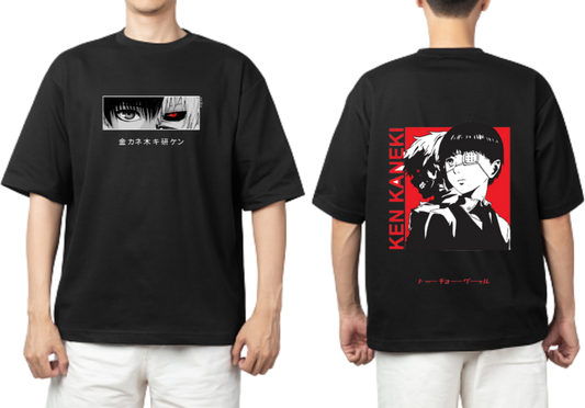Tokyo ghoul t- shirt One Size Black Back 17