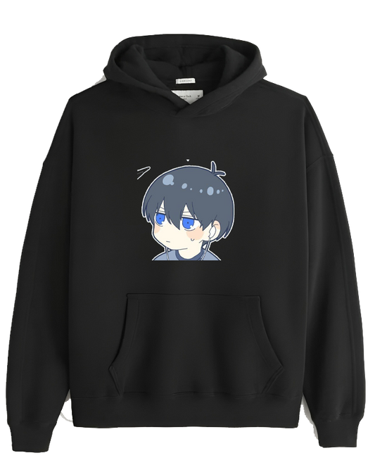 blue lock One Size hoodie Black 17