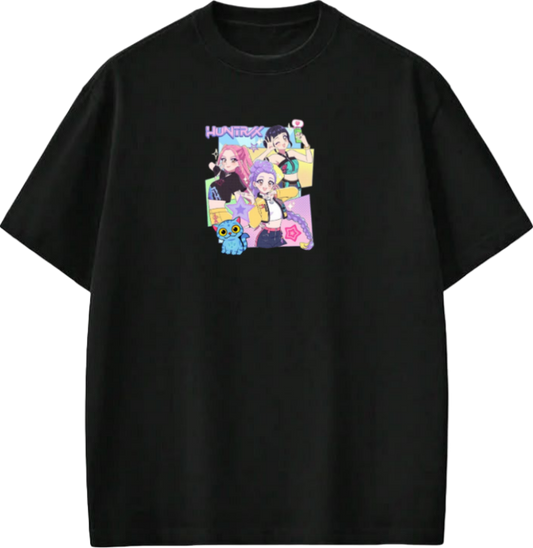 Hunterix kpop  t- shirt Black 17