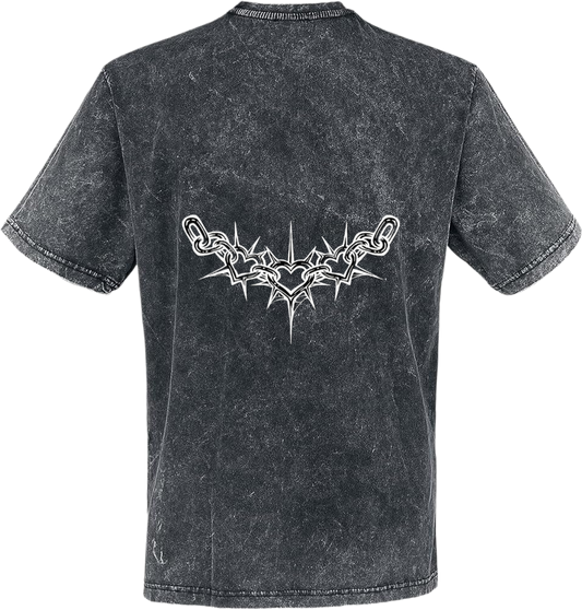 Goth t- shirt Washed Back 17