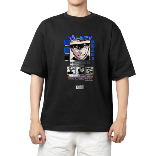 blue lock t- shirt One Size Black 35