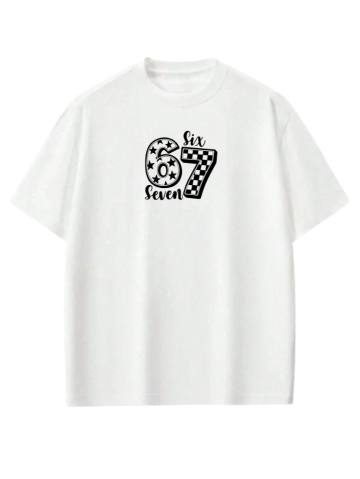67 designs One Size t- shirt White 17