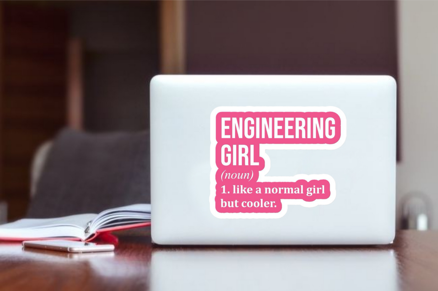 names Laptop Sticker ENGINEERING GIRL (noun) 1. like a normal girl but cooler. 17