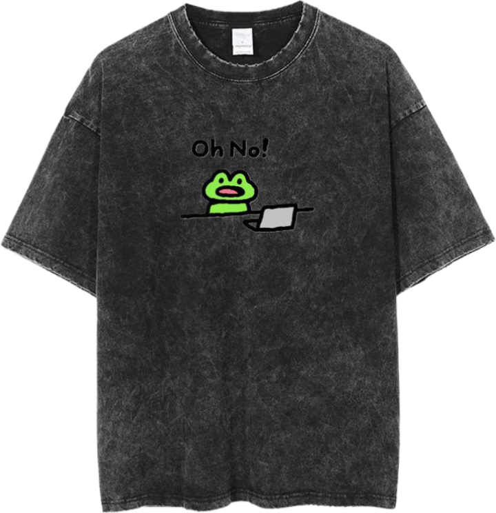 Frog One Size t- shirt Washed 17
