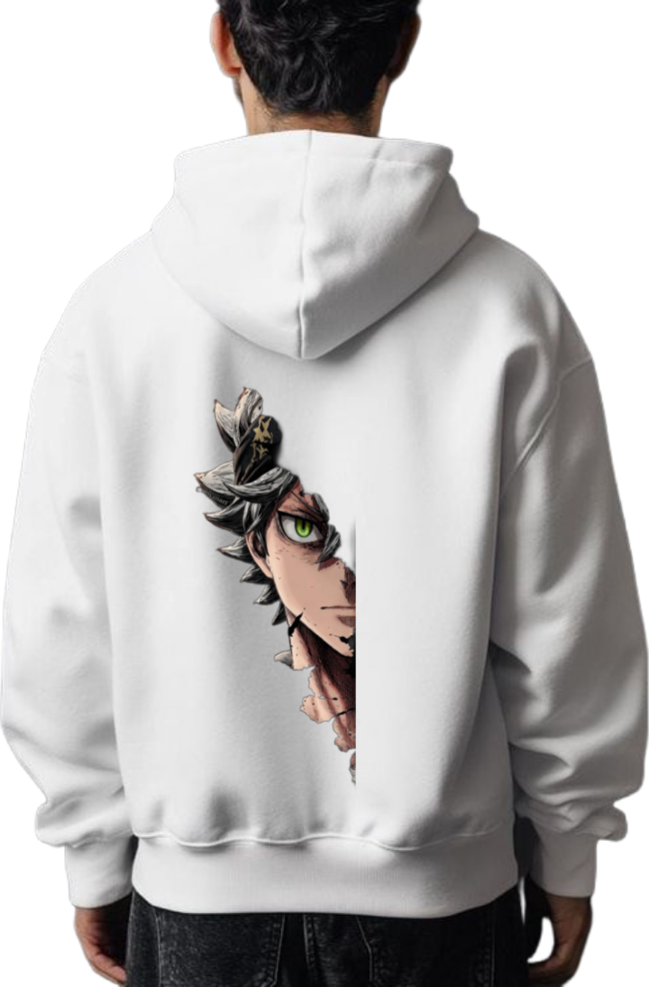 Asta One Size hoodie White Back 17