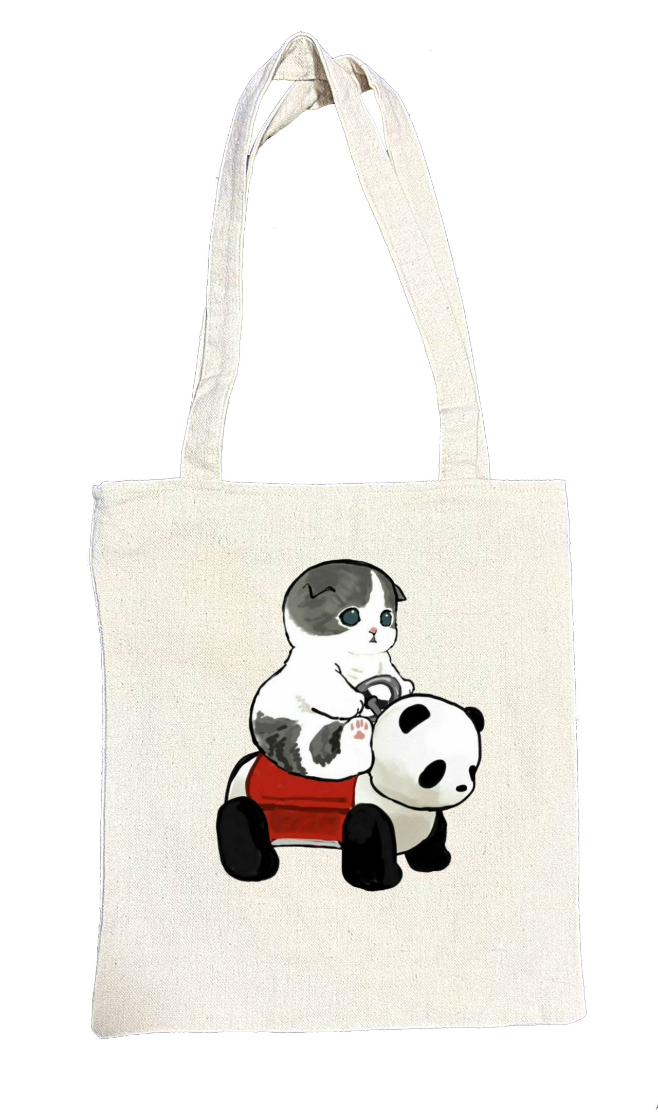PANDA tote bag beige 17