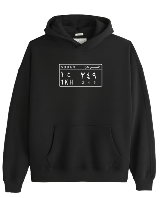 Sudan Oversize Hoodie Black 17