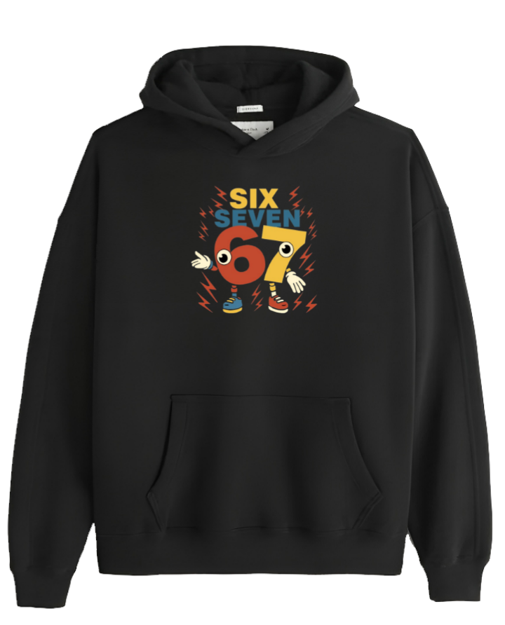 designs 67 Oversize Hoodie Black 17