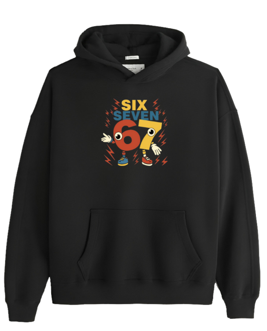 designs 67 Oversize Hoodie Black 17