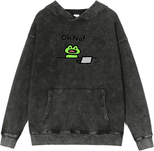 Frog Oversize Hoodie Washed 17