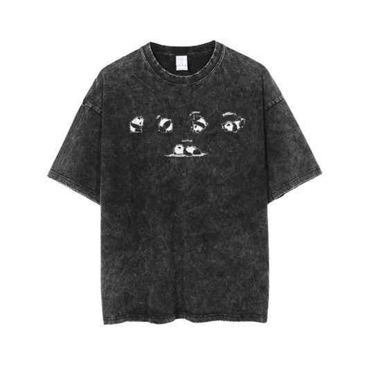 PANDA One Size t- shirt Washed 17