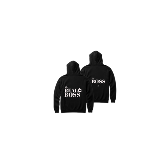 VaIentine coupIe Oversize Hoodie Cables Black Back 17
