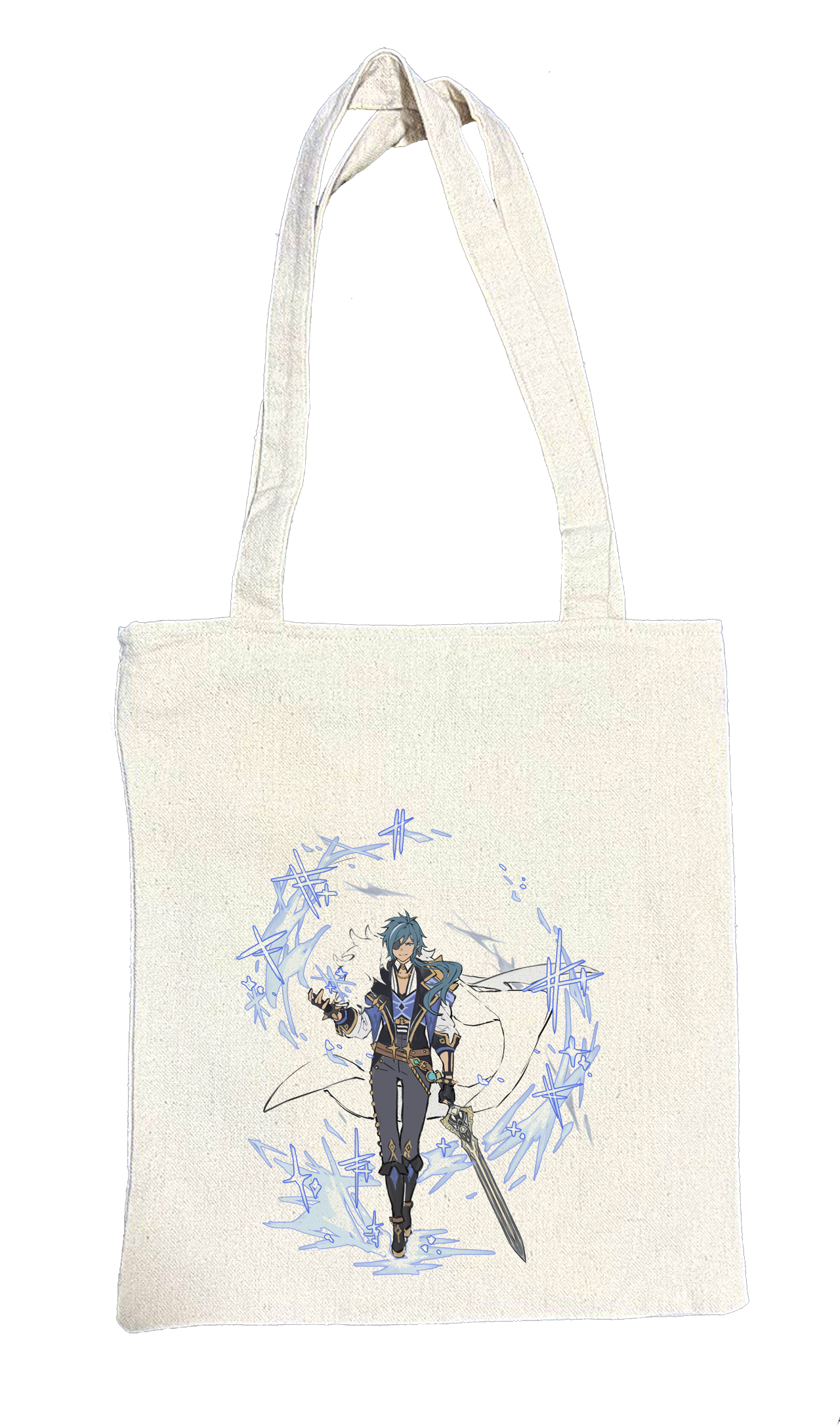 genshin impact Kaeya Alberich tote bag beige 17