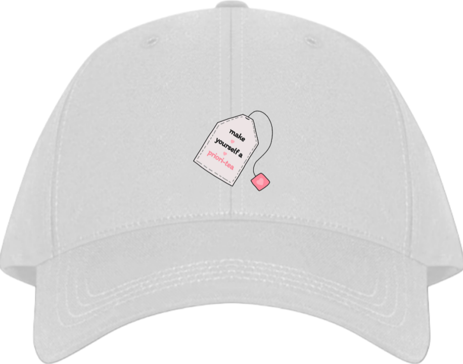 make yourself a priori-tea Baseball cap White 174