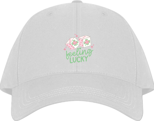 feeling LUCKY Baseball cap White 176