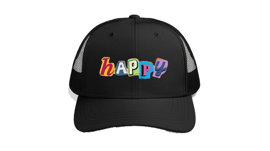 Baseball cap Black happy 233