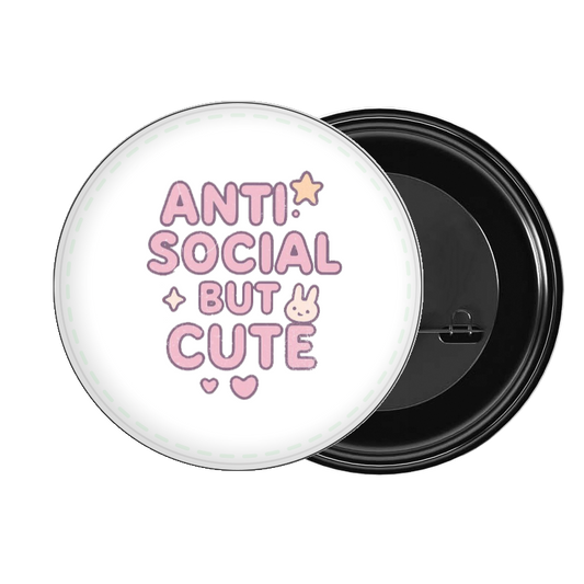 brooch Anti Social But Cute 189