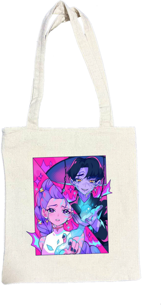 Hunterix kpop tote bag Beige 18
