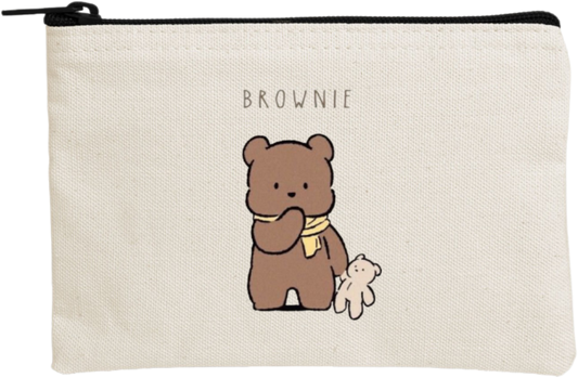 bear wallet pencil case Beige 18