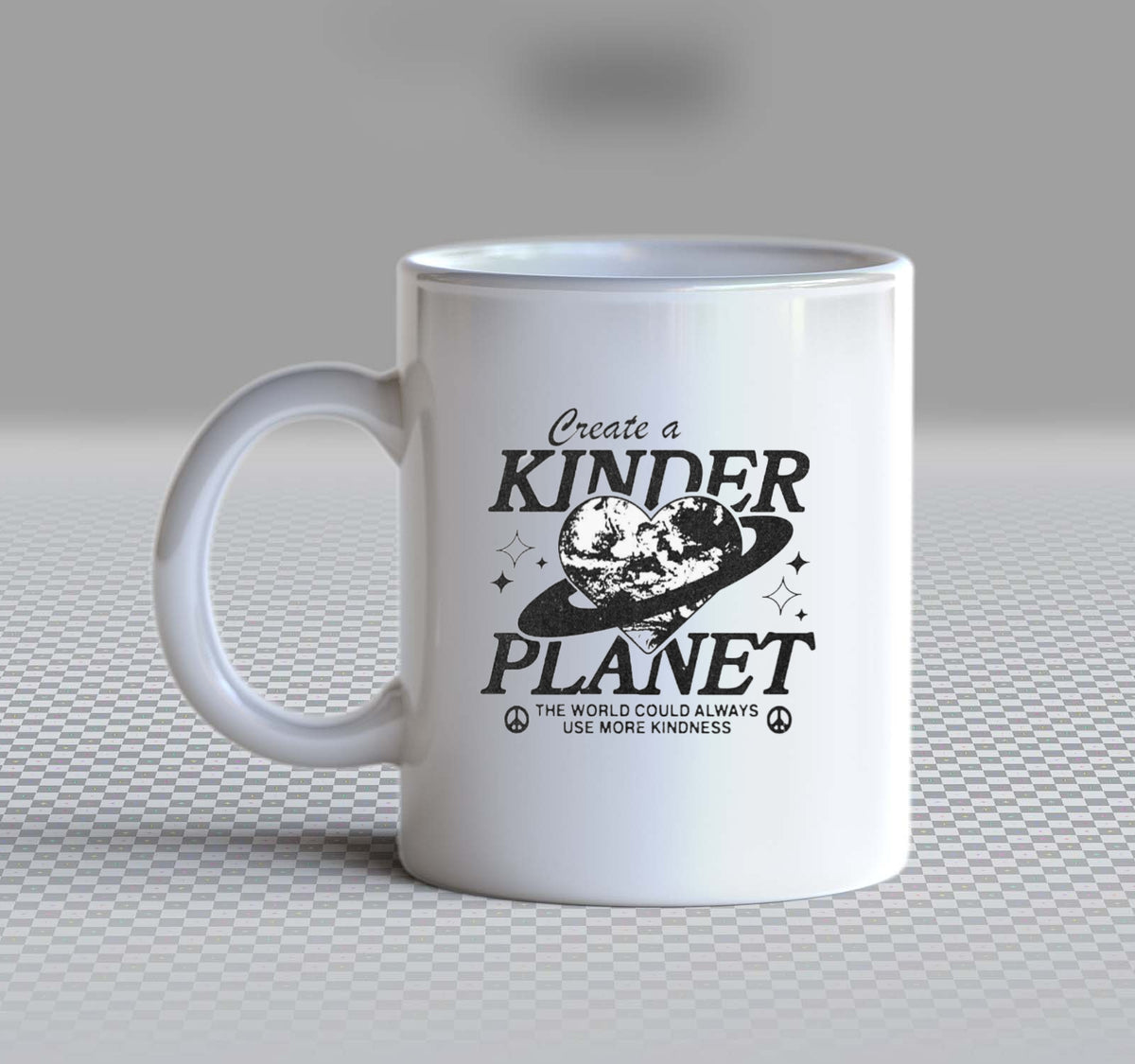 Create a Kinder Planet Mug White  95