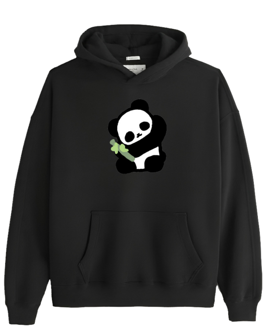 PANDA Oversize Hoodie Black 18