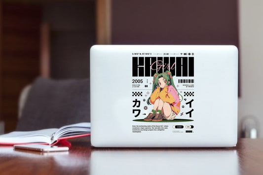 RANDOM ANIME GIRL Laptop Sticker 18