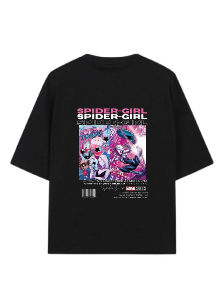 Spiderman t- shirt One Size Black Back 18
