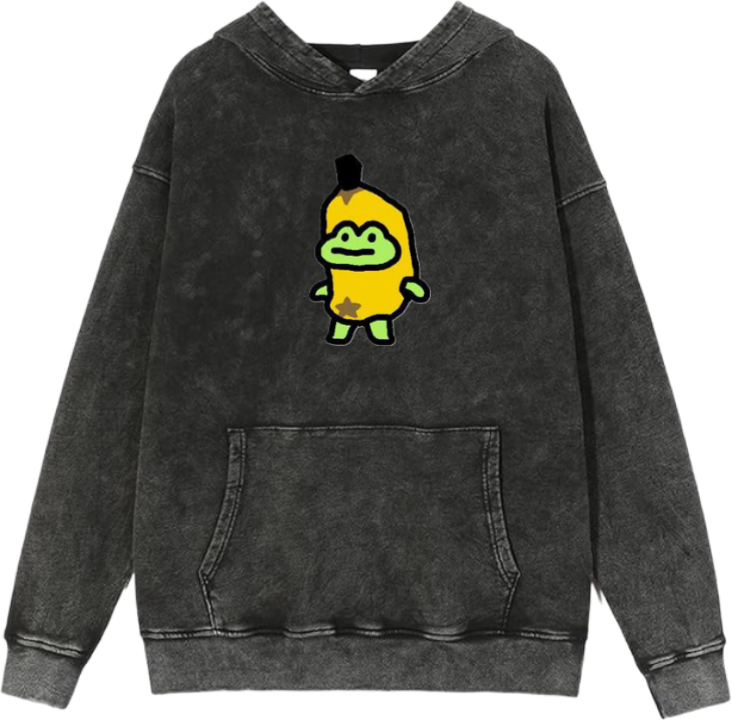 Frog Oversize Hoodie Washed 18