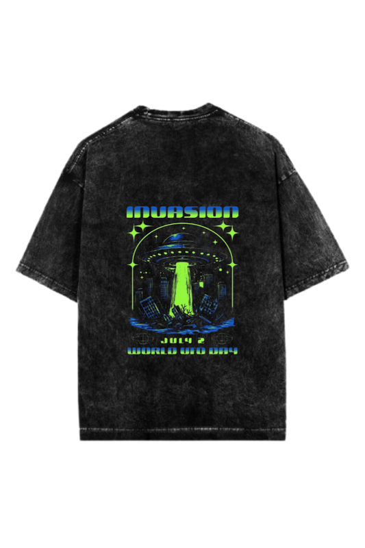 aliens One Size t- shirt Washed Back 18
