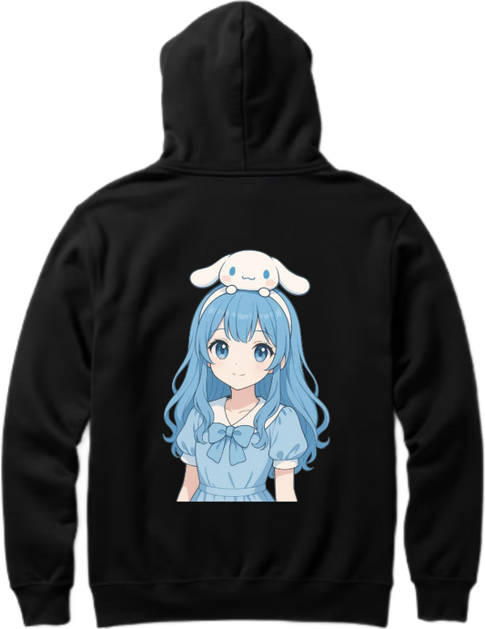 Cinnamoroll One Size hoodie Black Back 16