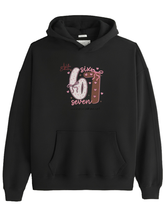 designs 67 Oversize Hoodie Black 18