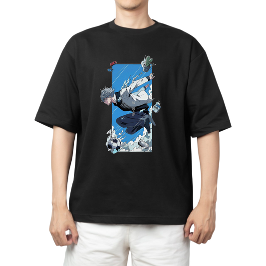 blue lock t- shirt One Size Black 36