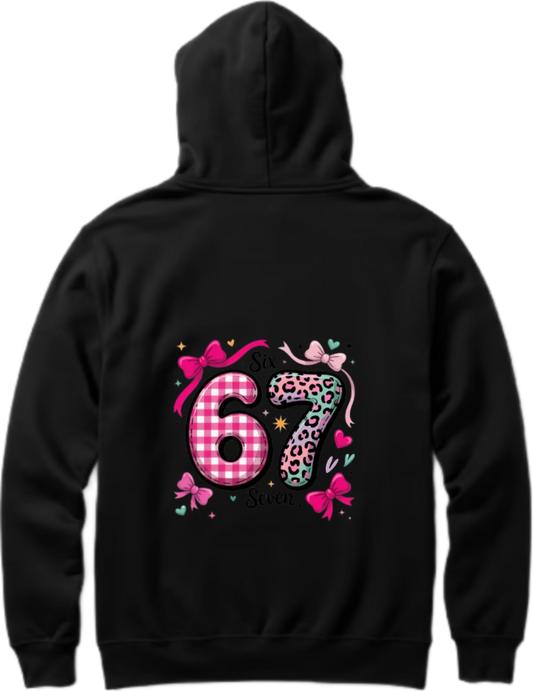 designs 67 Oversize Hoodie Black Back 18