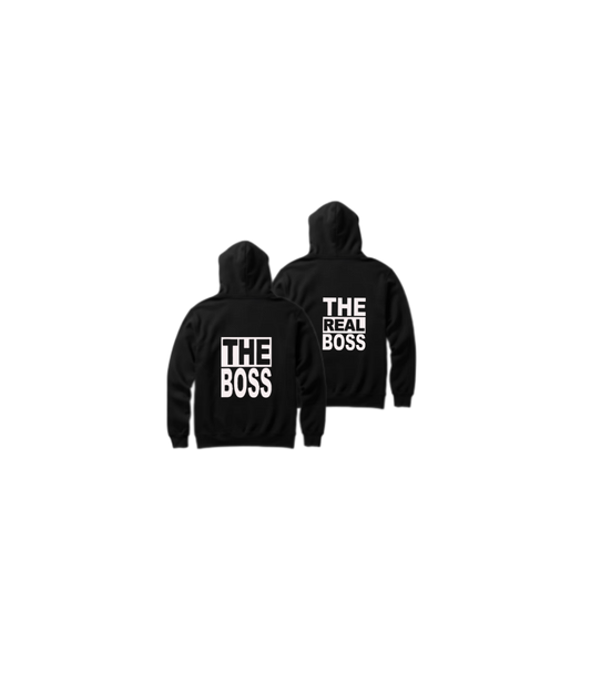 VaIentine coupIe Oversize Hoodie Cables Black Back 18