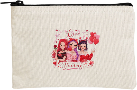 Hunterix kpop wallet pencil case Beige 18