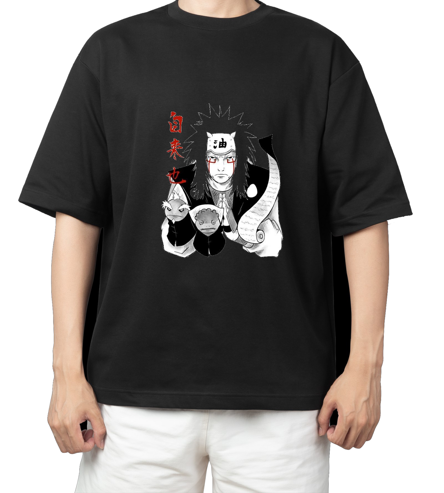 Naruto Shippuden t- shirt One Size Black 18
