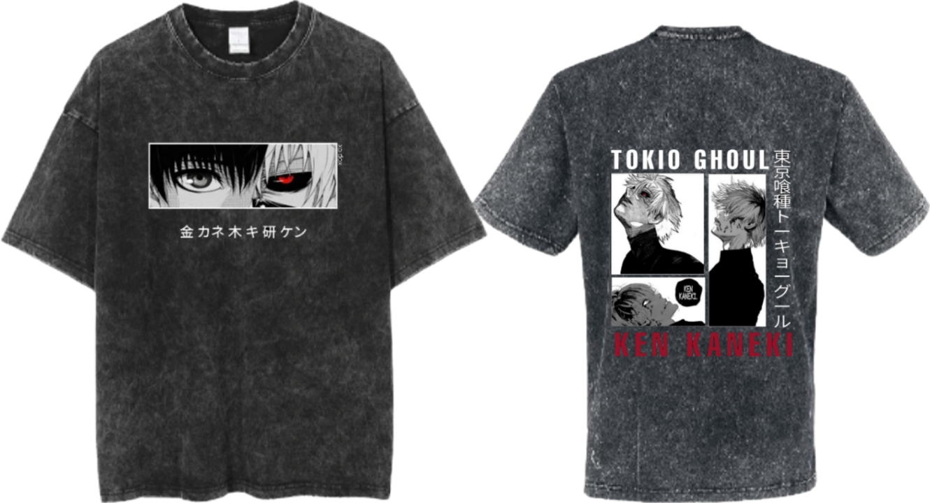 Tokyo ghoul t- shirt One Size Washed Back 18