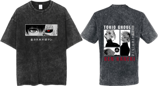 Tokyo ghoul t- shirt One Size Washed Back 18