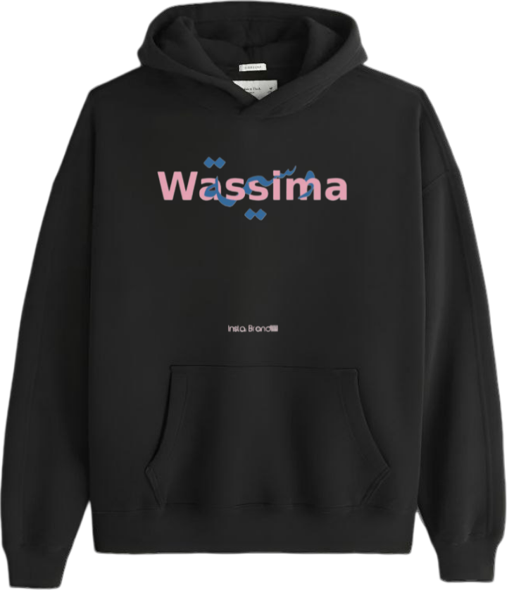 names One Size hoodie Black Wassima 18