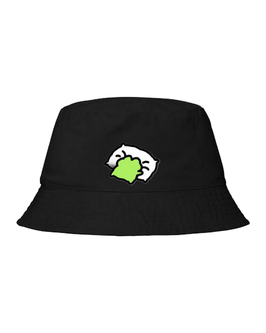 Frog Bucket hat Fishman hat cap Black 18