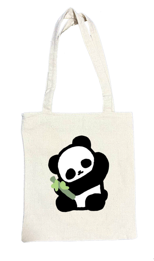 PANDA tote bag beige 18