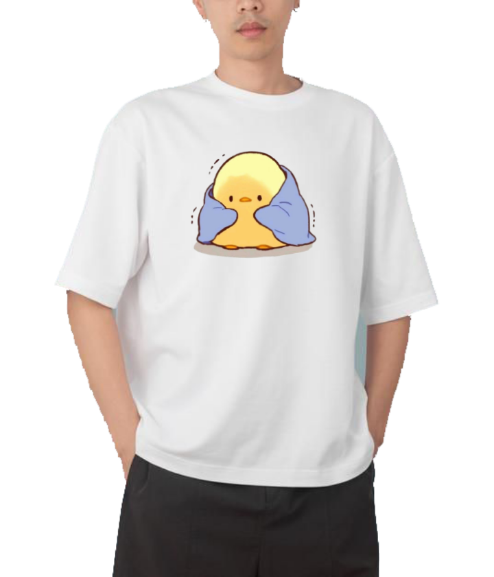 duck One Size t- shirt  White 18
