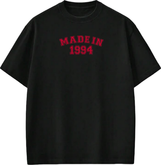 age t- shirt Black  1994