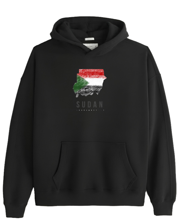 Sudan Oversize Hoodie Black 18